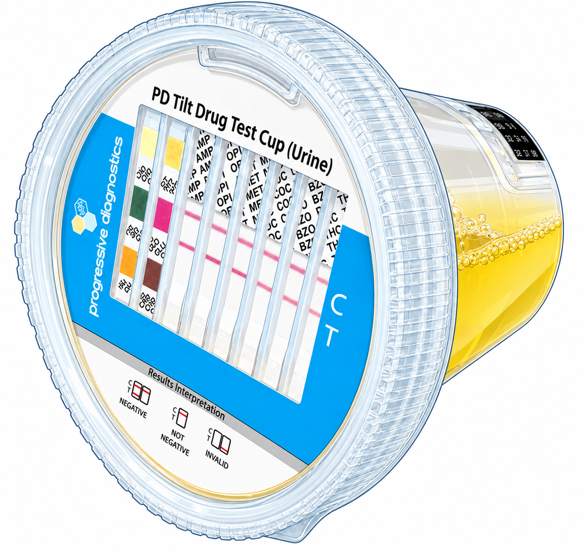 PD Tilt Drug Test Cup (Urine) - AS/NZS 4308:2023